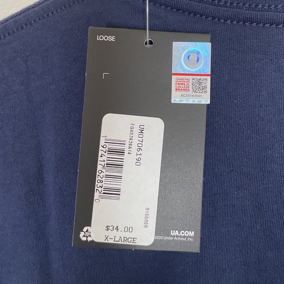 Under Armour‎ Saint Mary's College T-Shirt Graphic Navy Tee XL - Picture 3 of 8